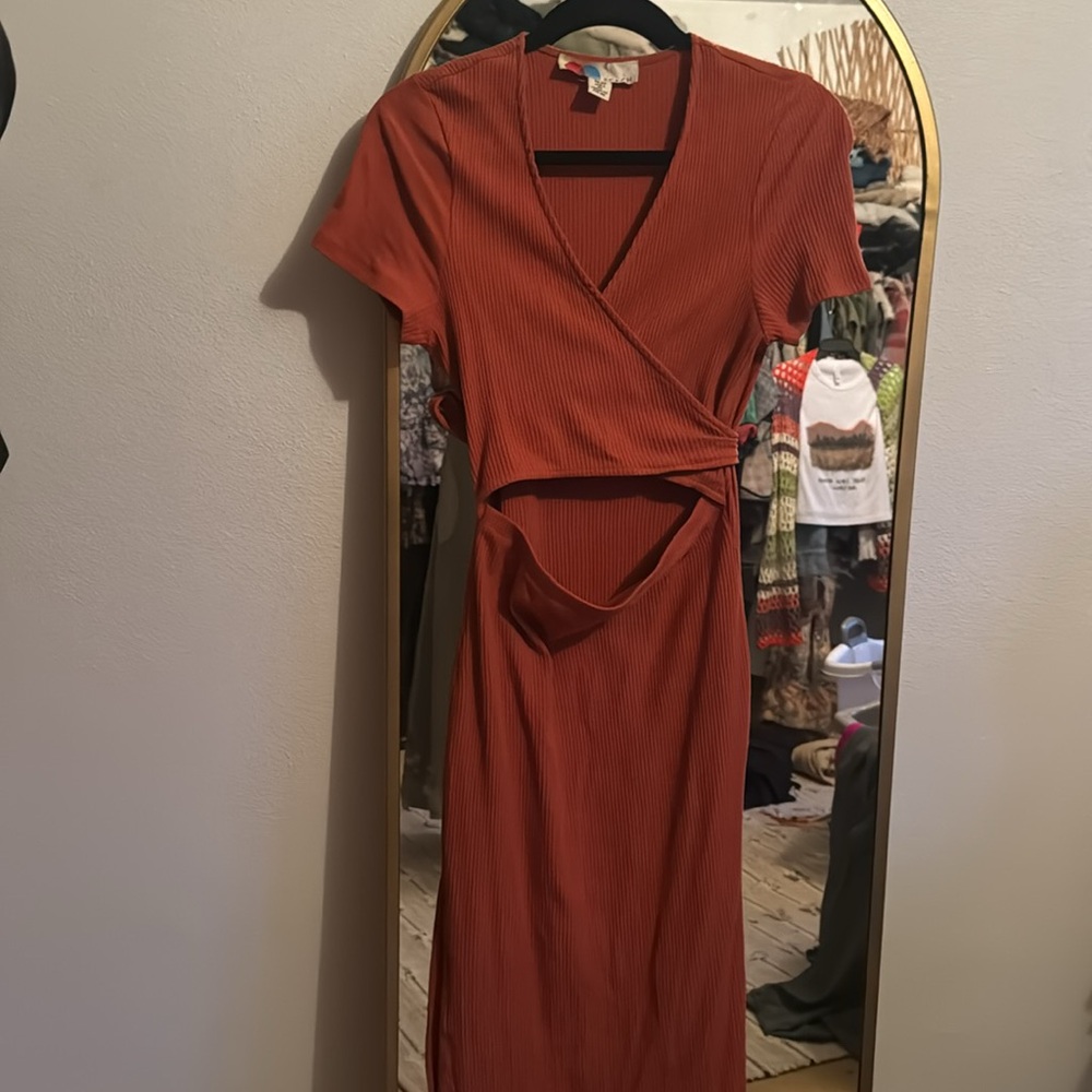 Free people beach body con dress size M